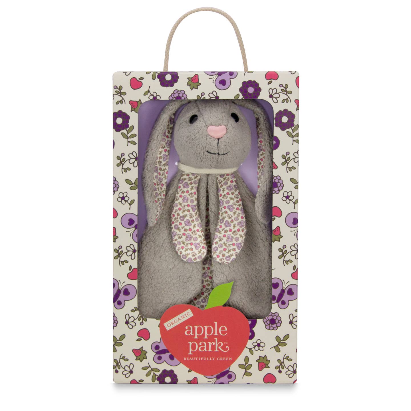 Bunny Blankie and plush toy…all in one! These organic cotton blankies feature a mix of organic cotton fabrics and patterns for visual and tactile delight.