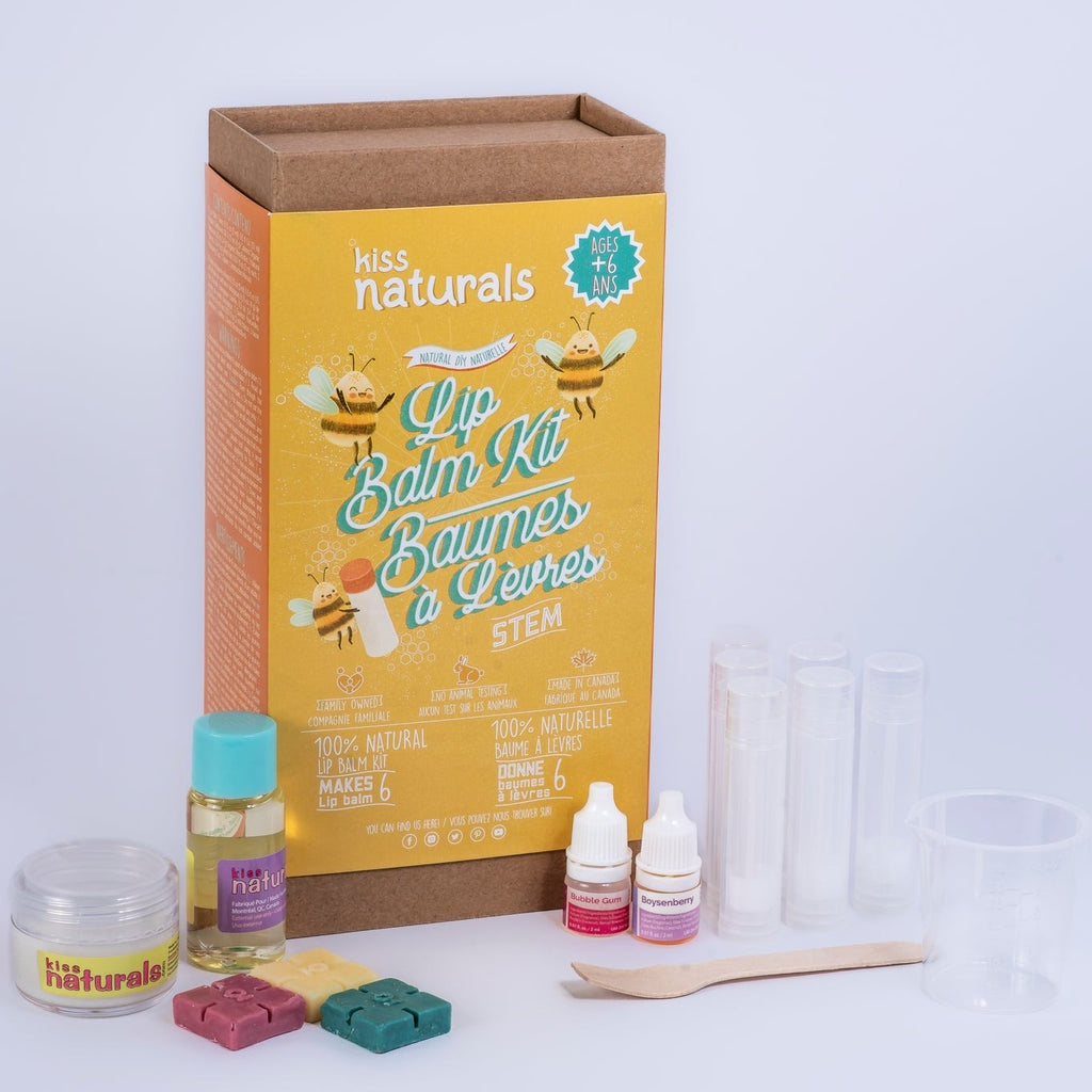 You can create your own mini lip gloss version from our Lava Lip Gloss craft kit!  Keep your lips moisturized and shiny with this award-winning, groovy 60s-inspired lip gloss. Learn how simple it is to mix together organic castor oil, organic safflower oil, all-natural flavors and colors in your kitchen lab!  Non-toxic, no parabens, no synthetic dyes, Just pure, all-natural ingredients. All the supplies you need are included in this kit.