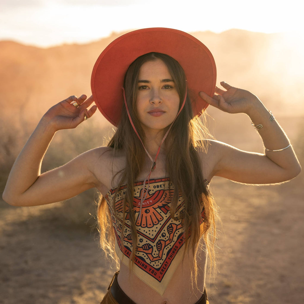 Join the bandana-babe revolution with our "Together" bandana! Made from 100% organic cotton, this stylish accessory brings your outfit together while supporting sustainable and eco-friendly practices. Don't just look cool, feel good too.