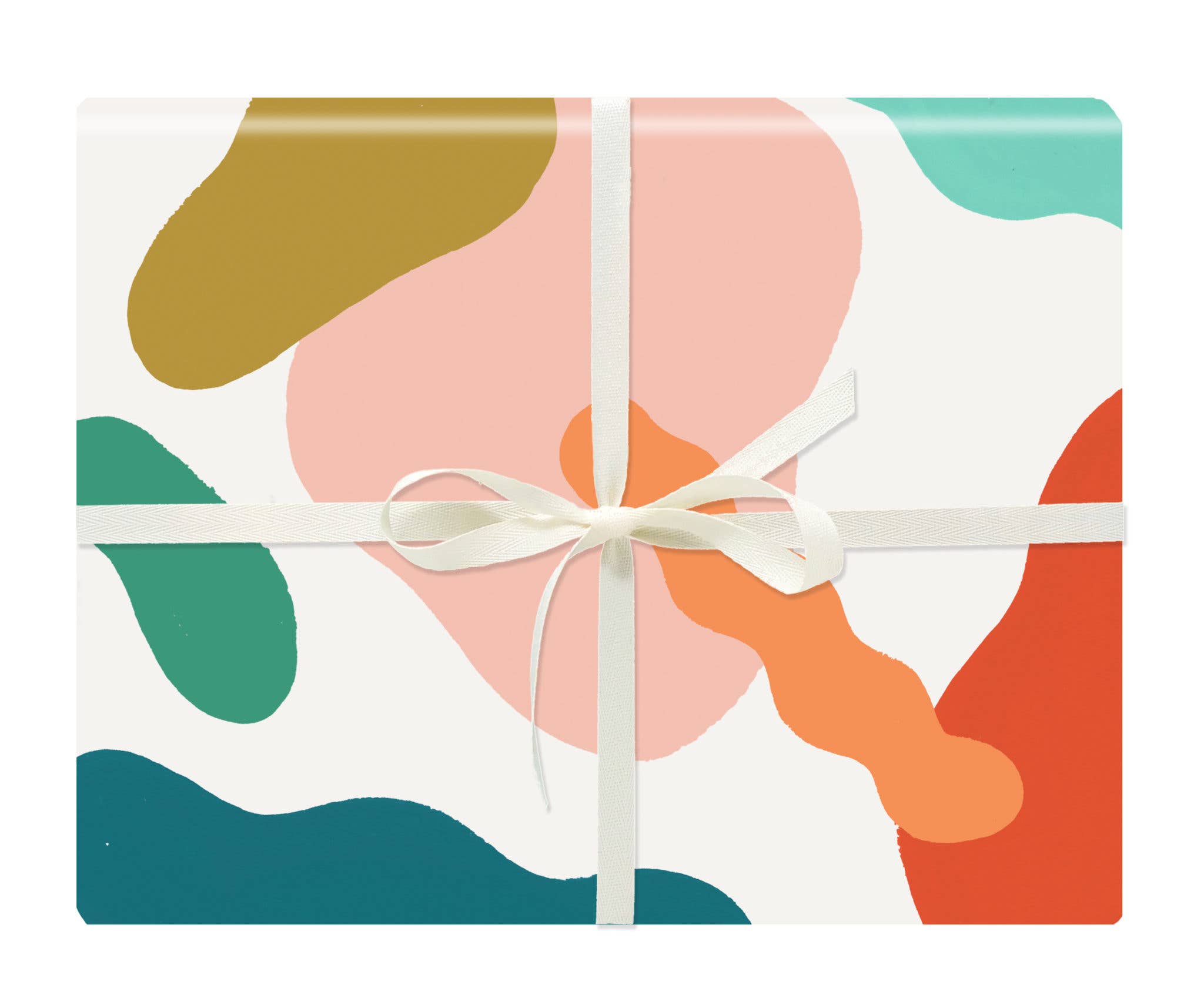 Color Blobs Gift Wrap - Roll of 3