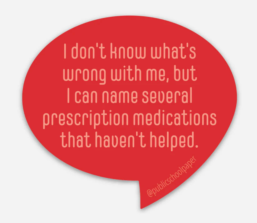 RX Meds Vinyl Sticker
