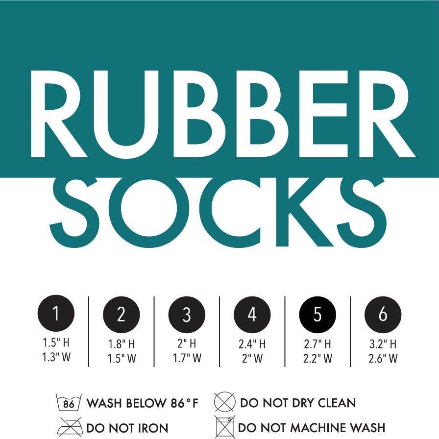 Rubber Dipped Socks
