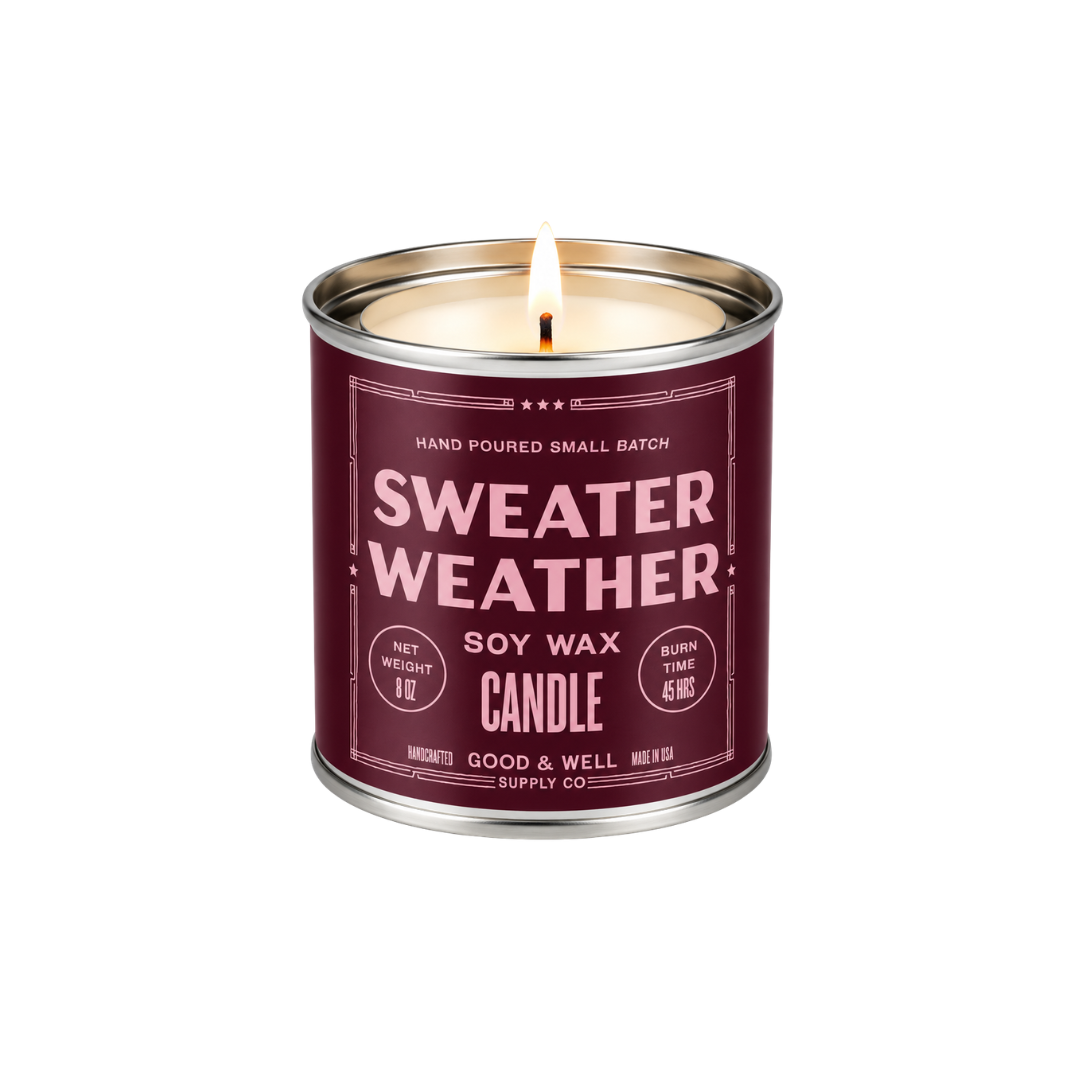 Sweater Weather Soy Candle - Holiday Collection