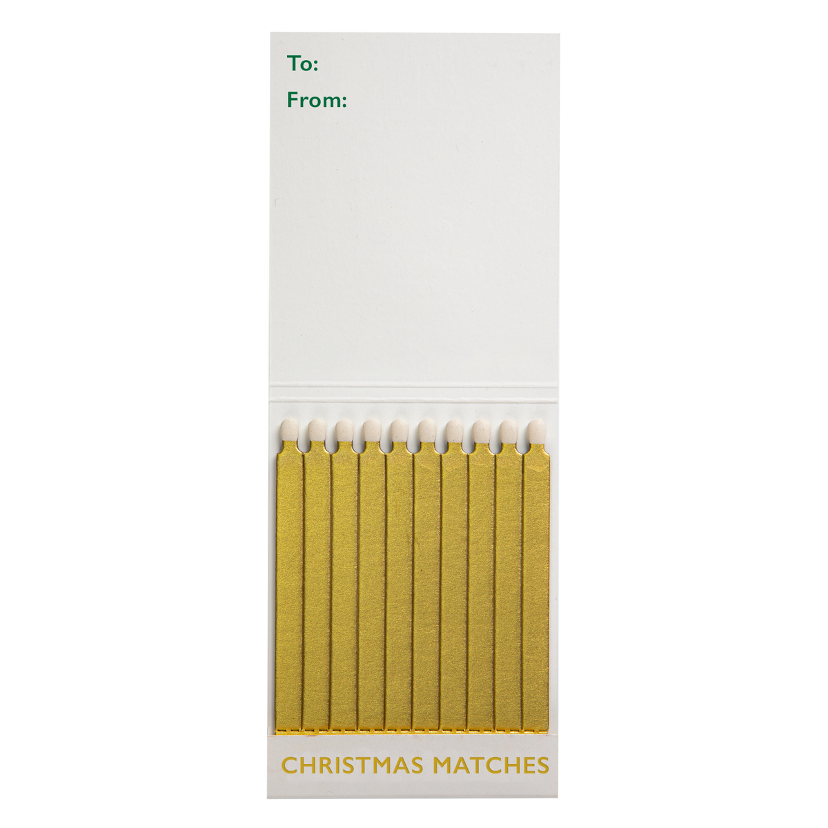 Christmas Tree Matchbook