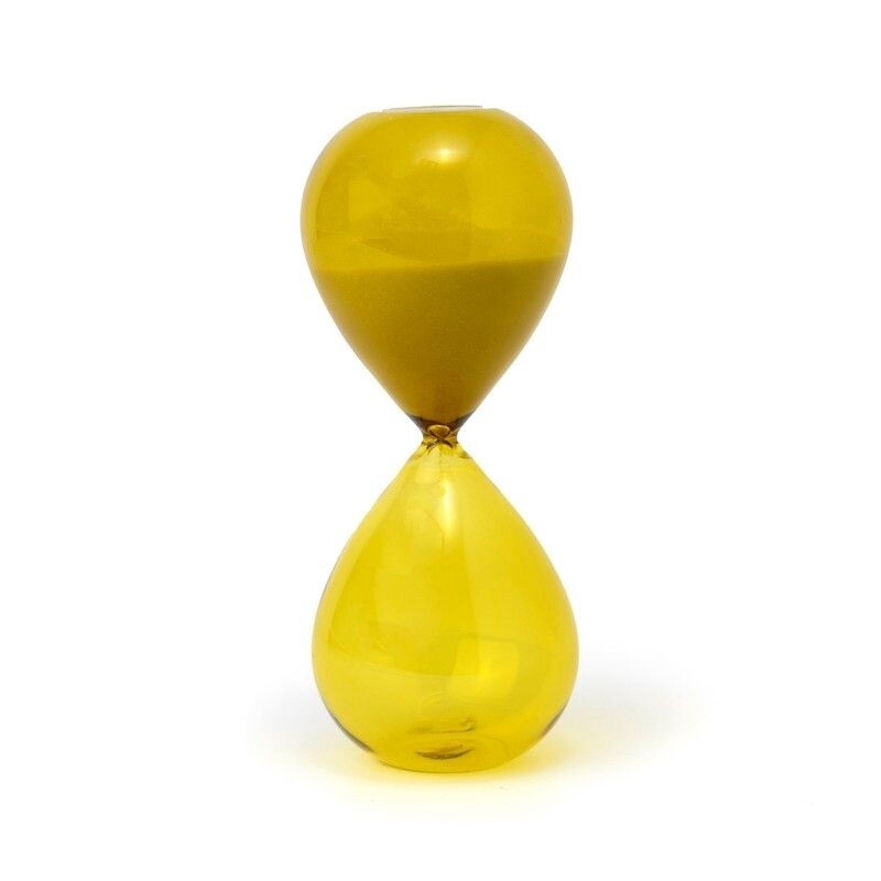 Find the time to work through a tough task or to take a moment for yourself with our elegant hourglasses. Add this beautiful glass accessory to your desk or counter as a mindful way to keep track of the passing moments. Chartreuse Ombre