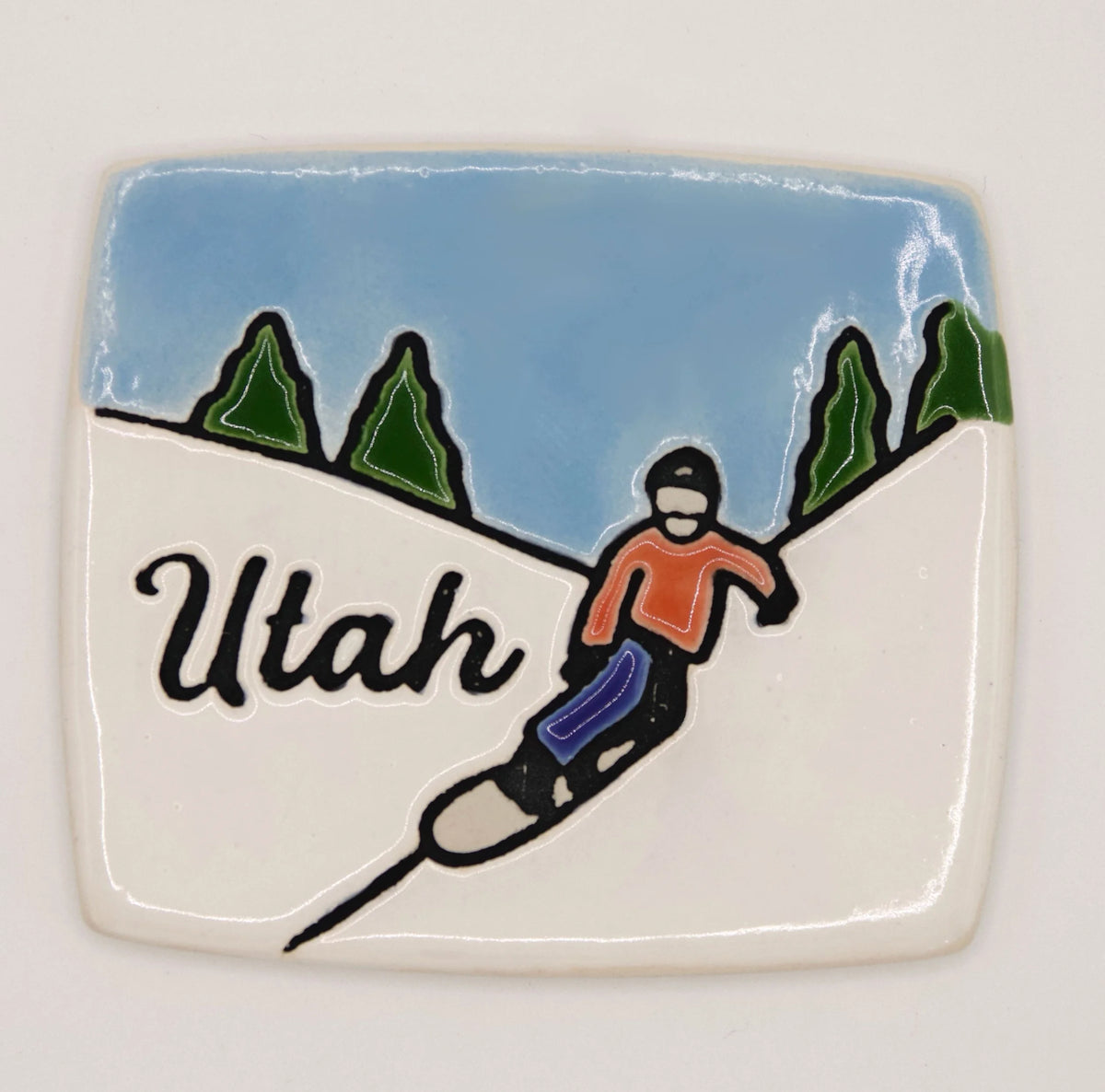 Utah Snowboarder Magnet