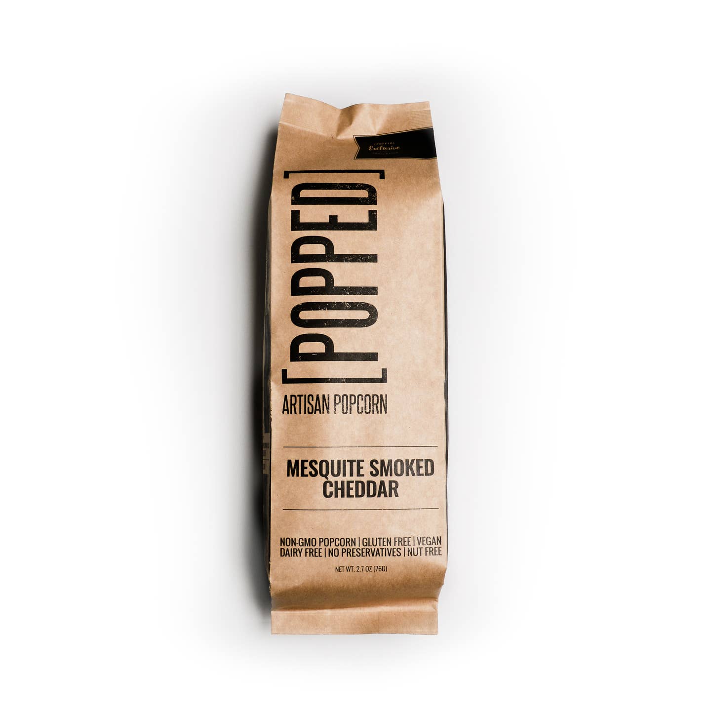 Experience the irresistible combination of our Creamy Vegan Cheddar with the bold flavor of mesquite. The perfect addition of Organic Popcorn creates a truly elevated taste experience. Each bag is perfect for on-the-go snacking or enjoying Real. Pure. Bliss. at home. For a boozy, slightly sweet, smoky option try our Mesquite Smoked Mezcal Caramel.