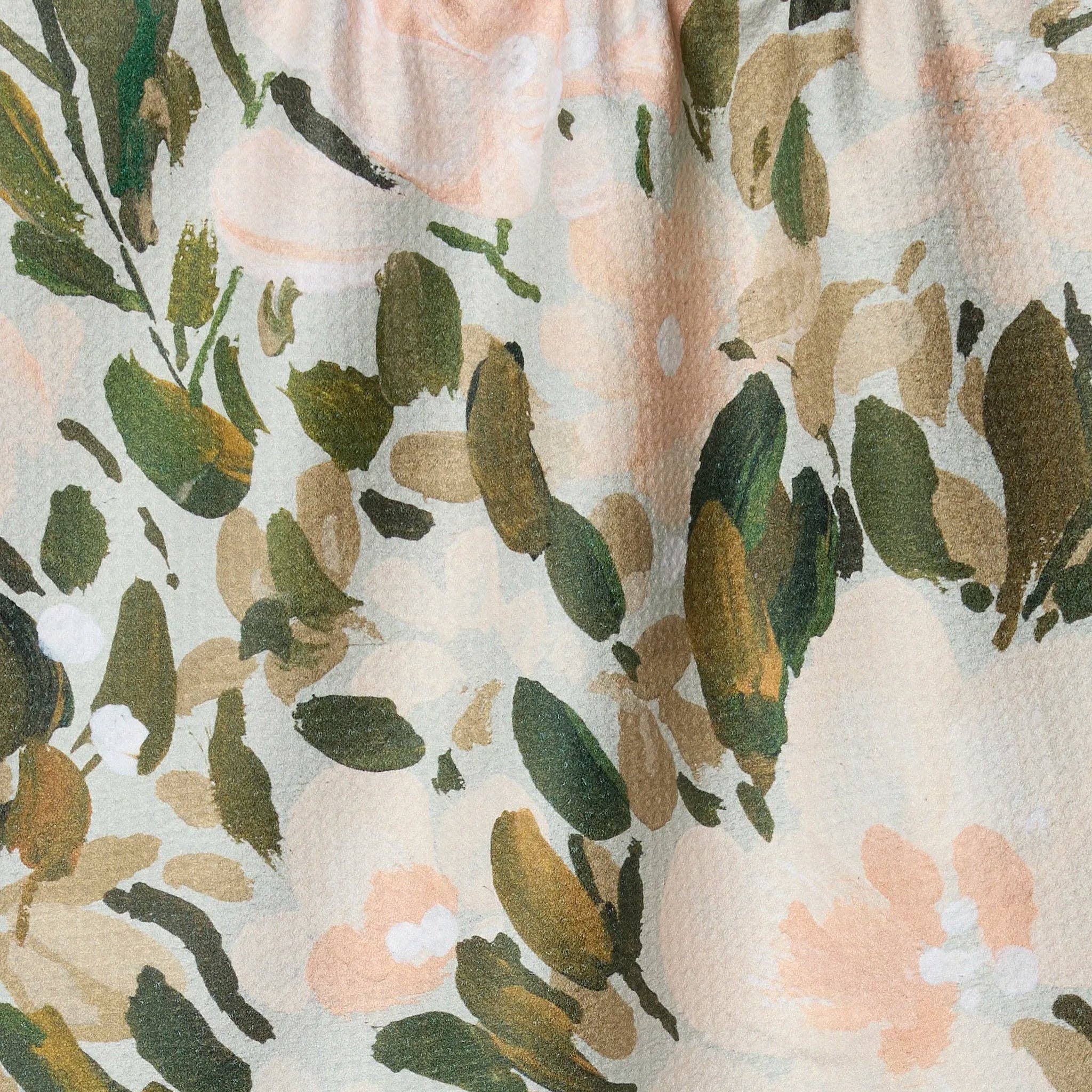 Painted Blossoms Tea Towel