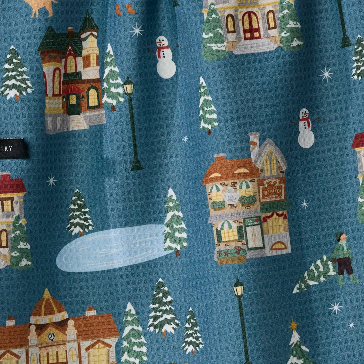 Holiday Nostalgia Luxe Kitchen Towel