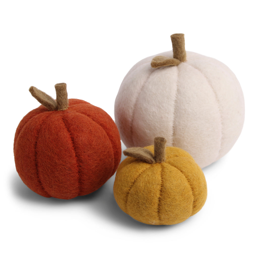 Introduce a touch of nature to your home decor with these delightful Felt Ornaments. These adorable creatures will bring a smile to your face as you hang them around your house! Perfect for adding some cheer to the holidays, these dangly felt cuties are sure to make a statement!      Size  Cream - 4 3/4"  Orange - 4"  Mustard - 3