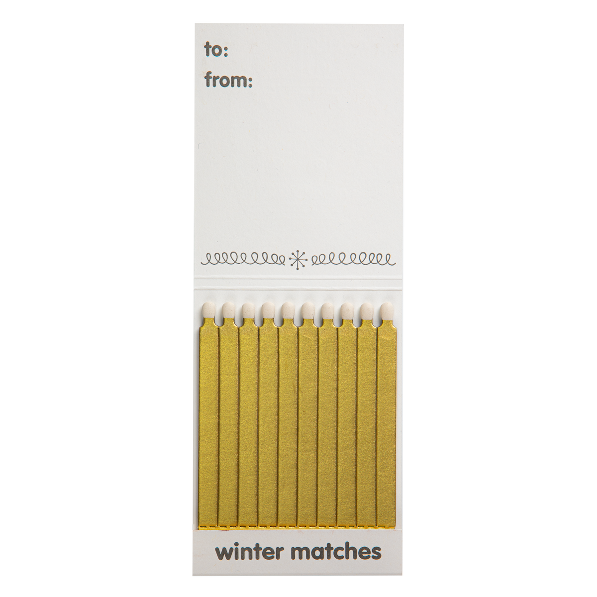 Winter Dog Matchbook