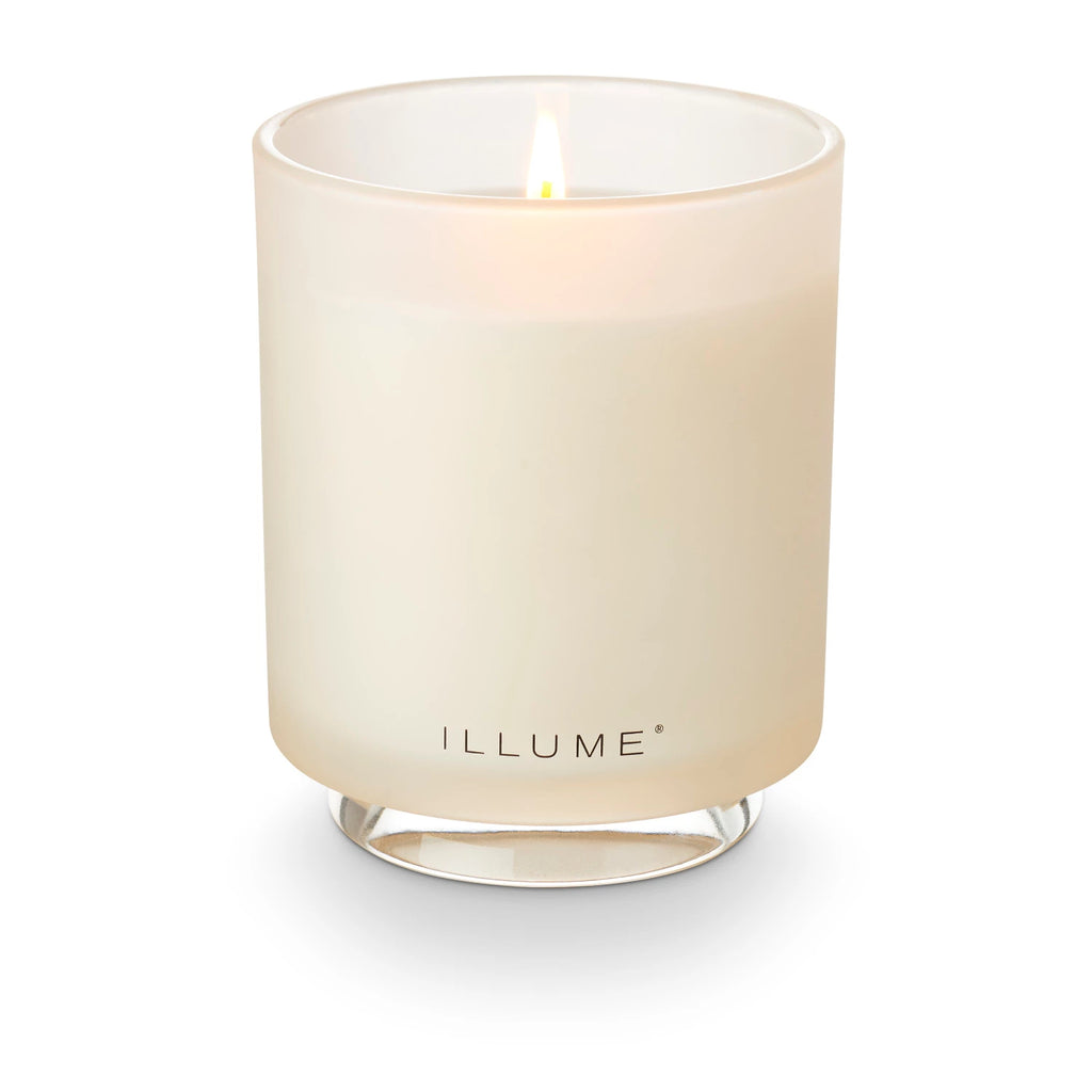 Beautifully Done Driftwood is grounded in amber sand with a heart of citron blossom kissed with ocean mist. A timeless staple designed with a soft frost finish, colored wax, and a translucent foot for added elegance.