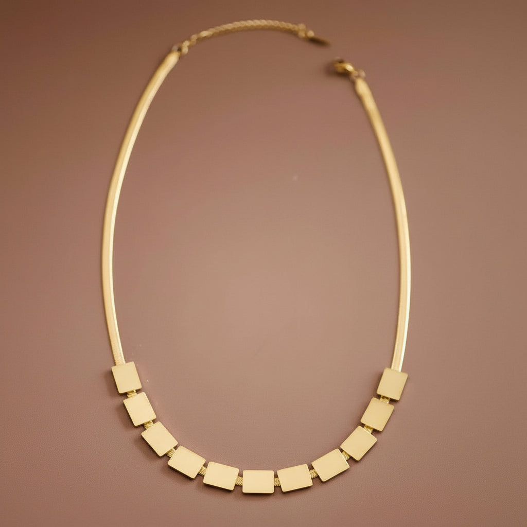 Gold Circle Necklace