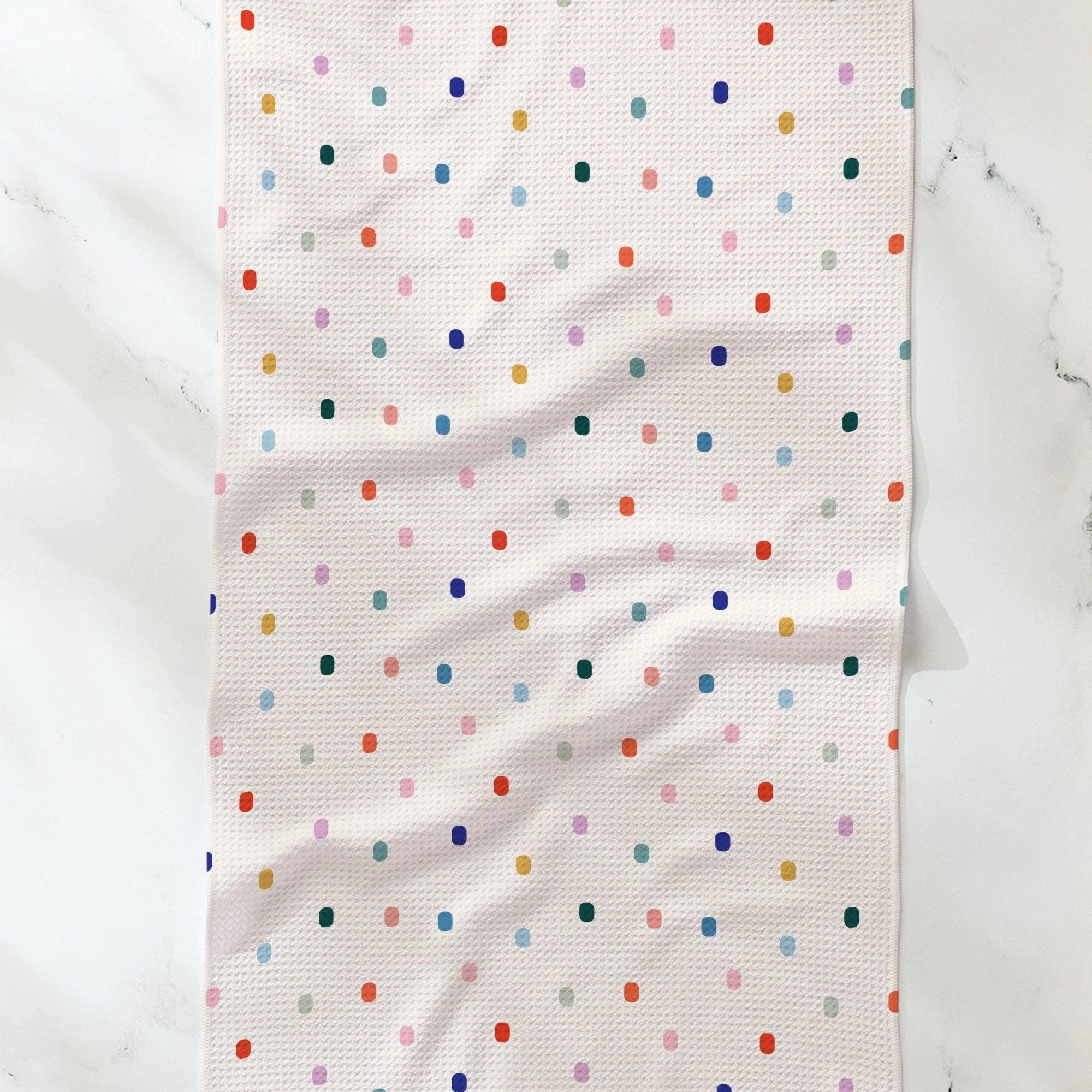 Tile Shuffle Tea Towel - Mahjong