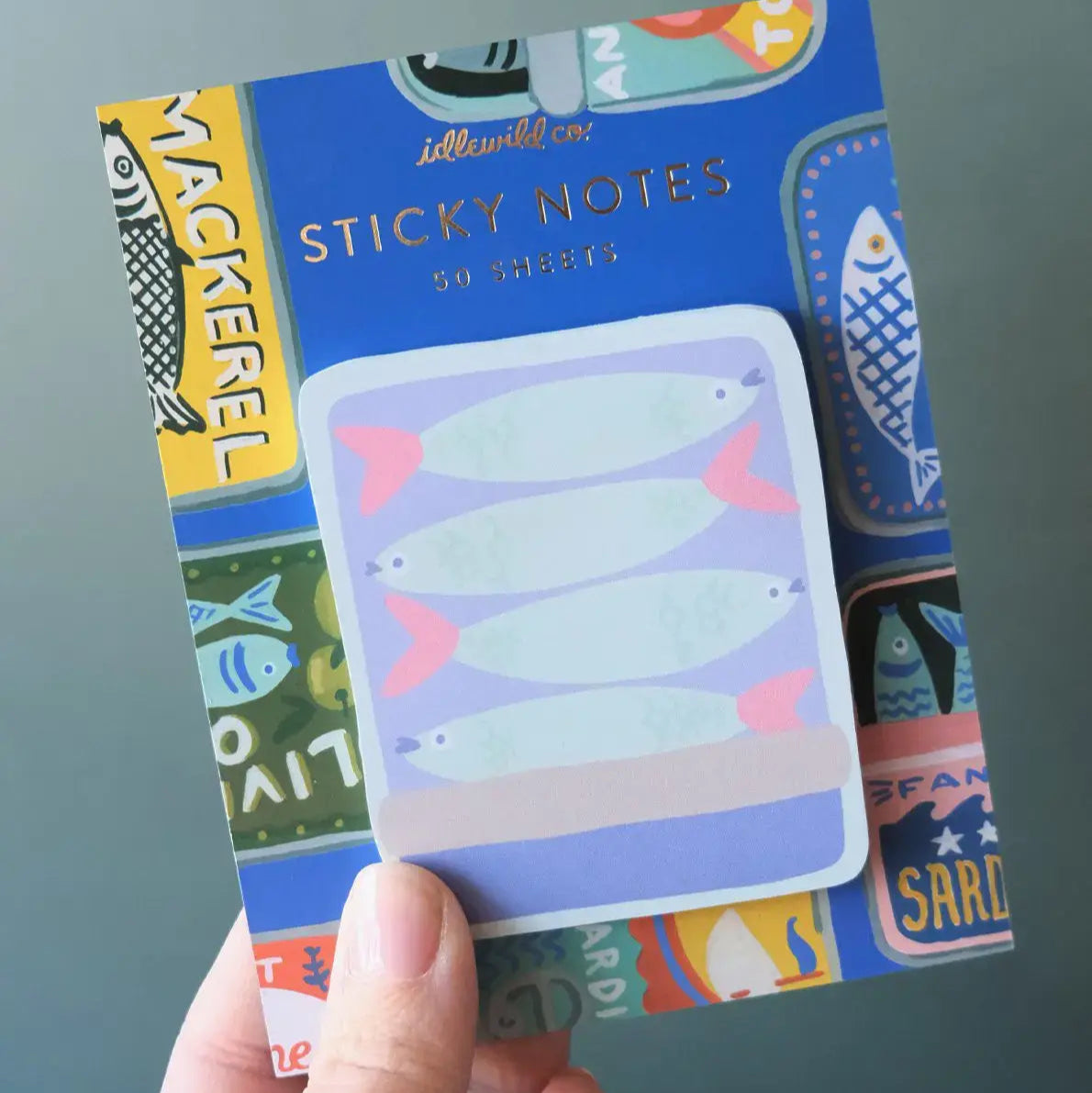 Our die-cut sticky note pads showcase fun cut-out shapes for a boutique take on the most handy desk accessory! Each of the 50 notes are unlined &amp; feature our whimsical, hand-painted designs for your note-taking pleasure.

• 50 Sticky Notes per Pad

• Approximately 3″ x 3″

• Packaged on Colorful Backing Board