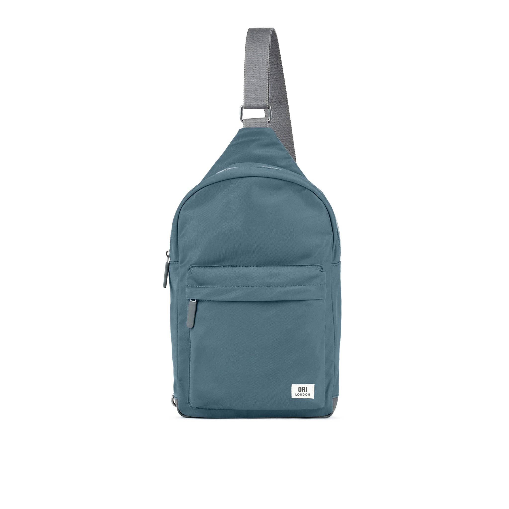 Willesden B Recycled Nylon XL Crossbody Bag - Airforce Blue