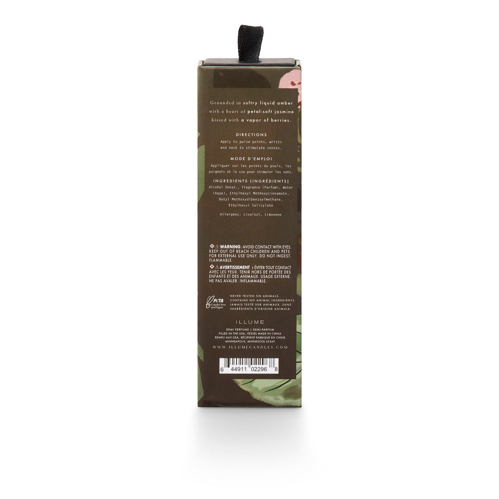 Perfume Spray Fragrance

Grounded in sultry liquid amber, with a heart of petal-soft jasmine, and kissed with a vapor of berries