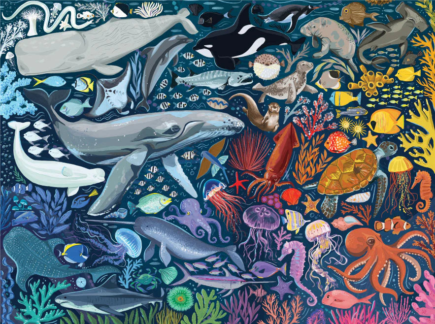 Ocean Creatures 1000 Piece Puzzle