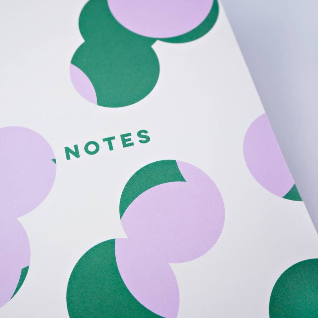 This is a 44 page notebook. It has a choice of lined or microdot inside pages and a contrast inside cover. This lovely book is made in the U.K. using FSC certified paper and the cover is a luxurious 250gsm G.F. Smith card 