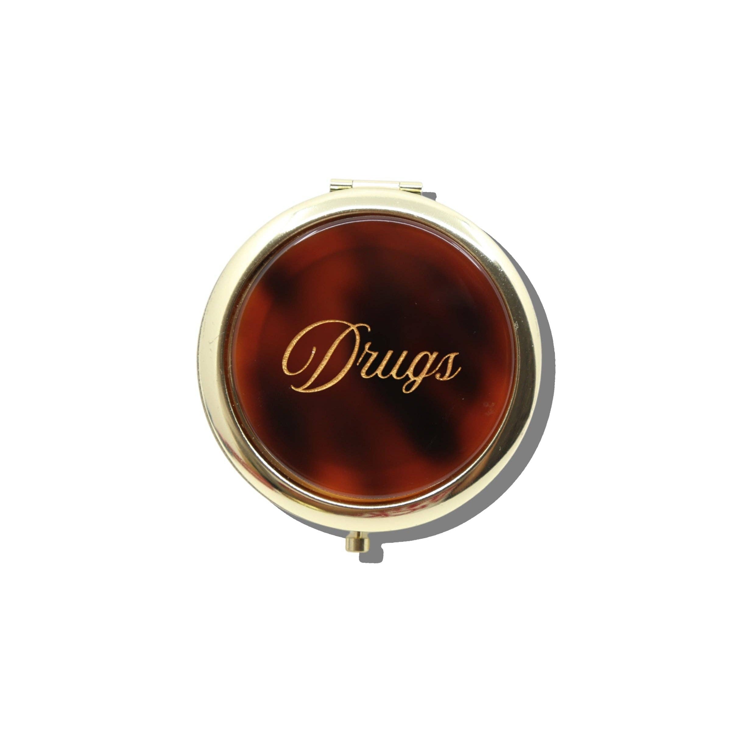 Hand-painted Drugs Handbag Hero Pill Compact
