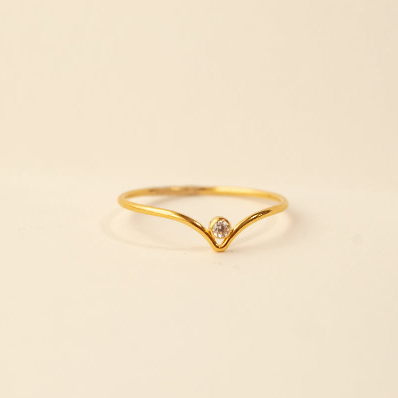 Silver Crystal Tiara Ring - Syd Squared