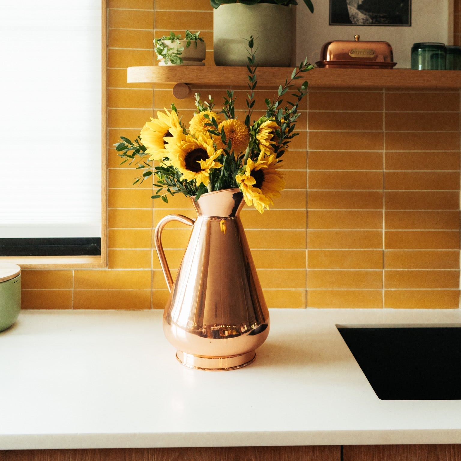 Large Copper Heirloom Vase