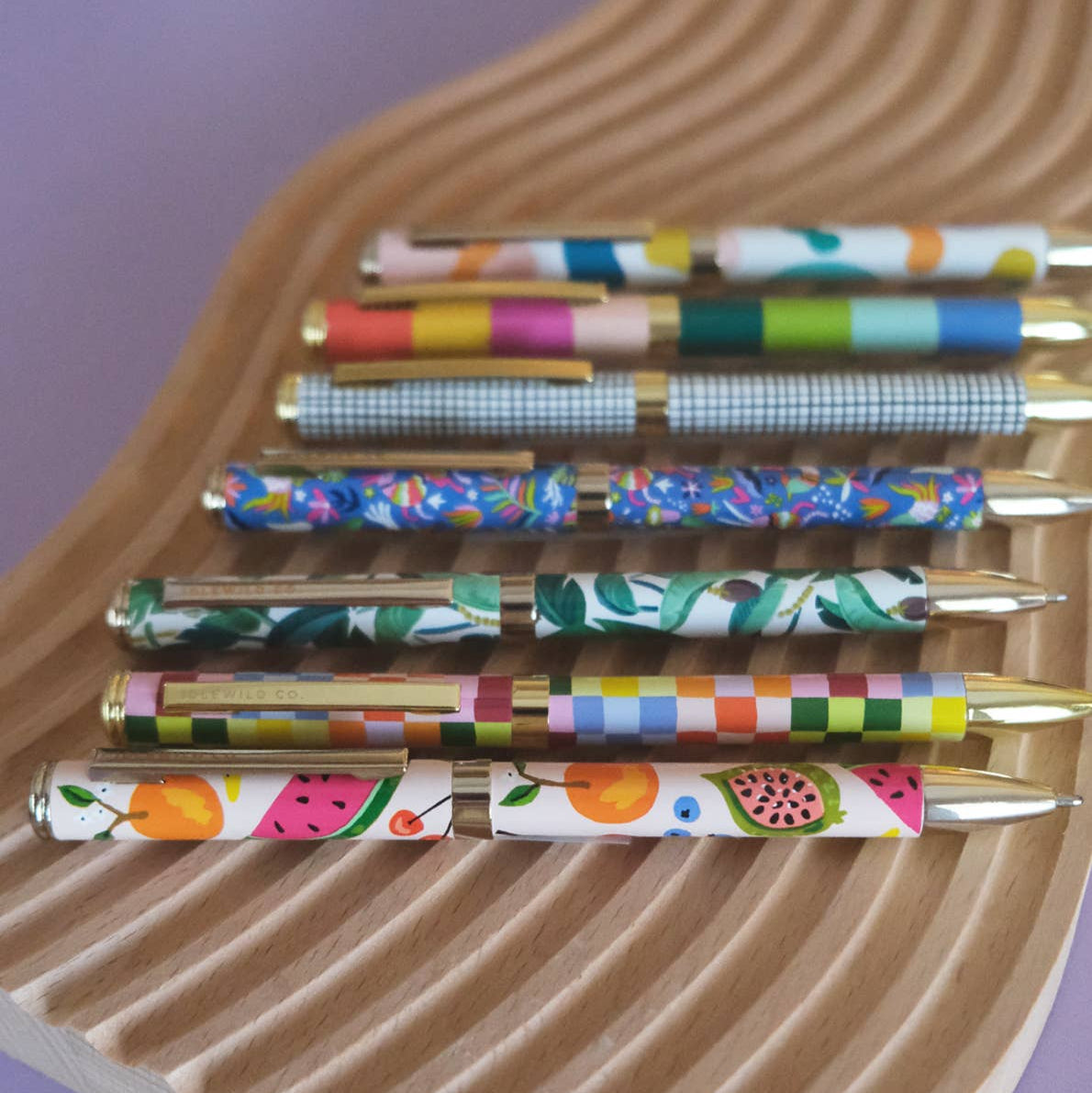 The one you don’t let anyone borrow. Our custom designed ballpoint pens feature scratch proof, wrap-around full-color graphics, and metallic gold hardware to add a classic touch. All Luxe Pens are boxed and write in medium weight black ink.&nbsp;

• BLACK INK • 1.0MM LINE WEIGHT

• APPROXIMATELY 5 1/4″ X 3/8″