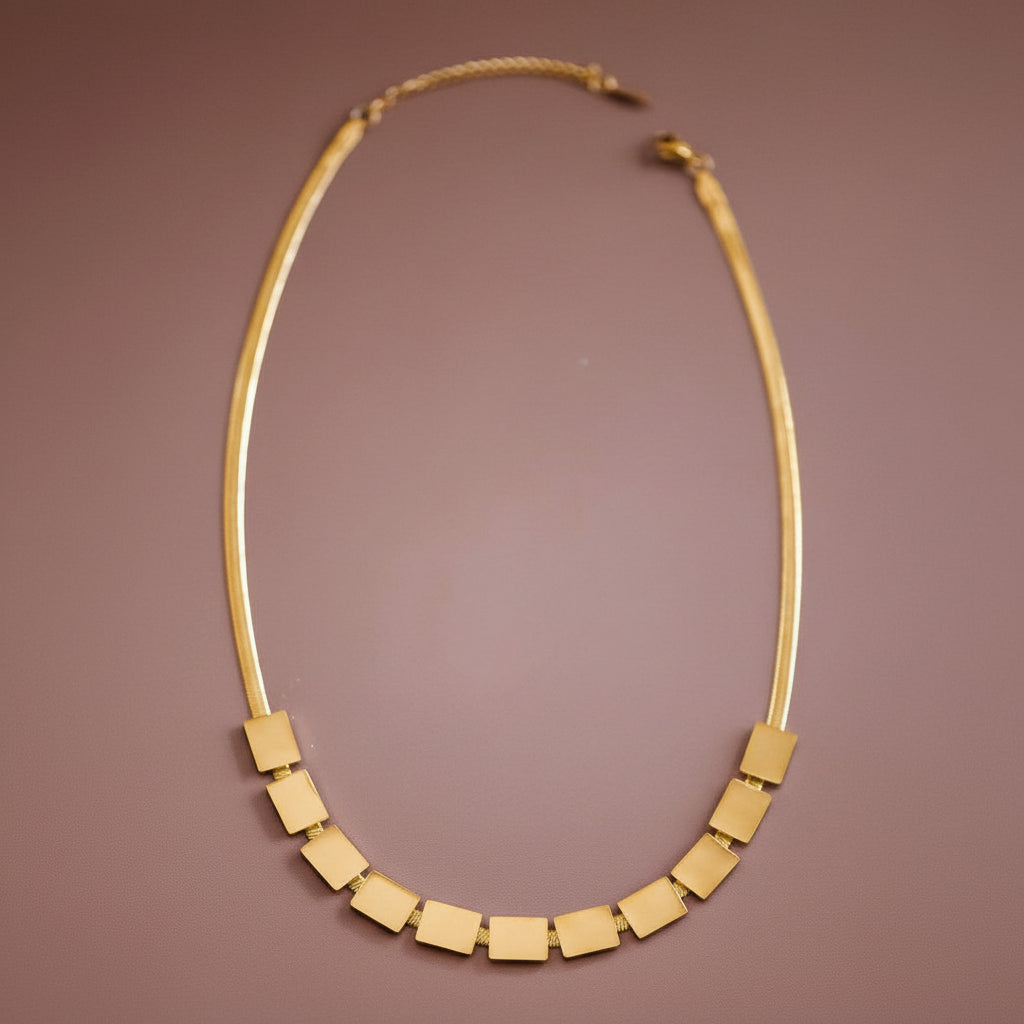 Gold Circle Necklace