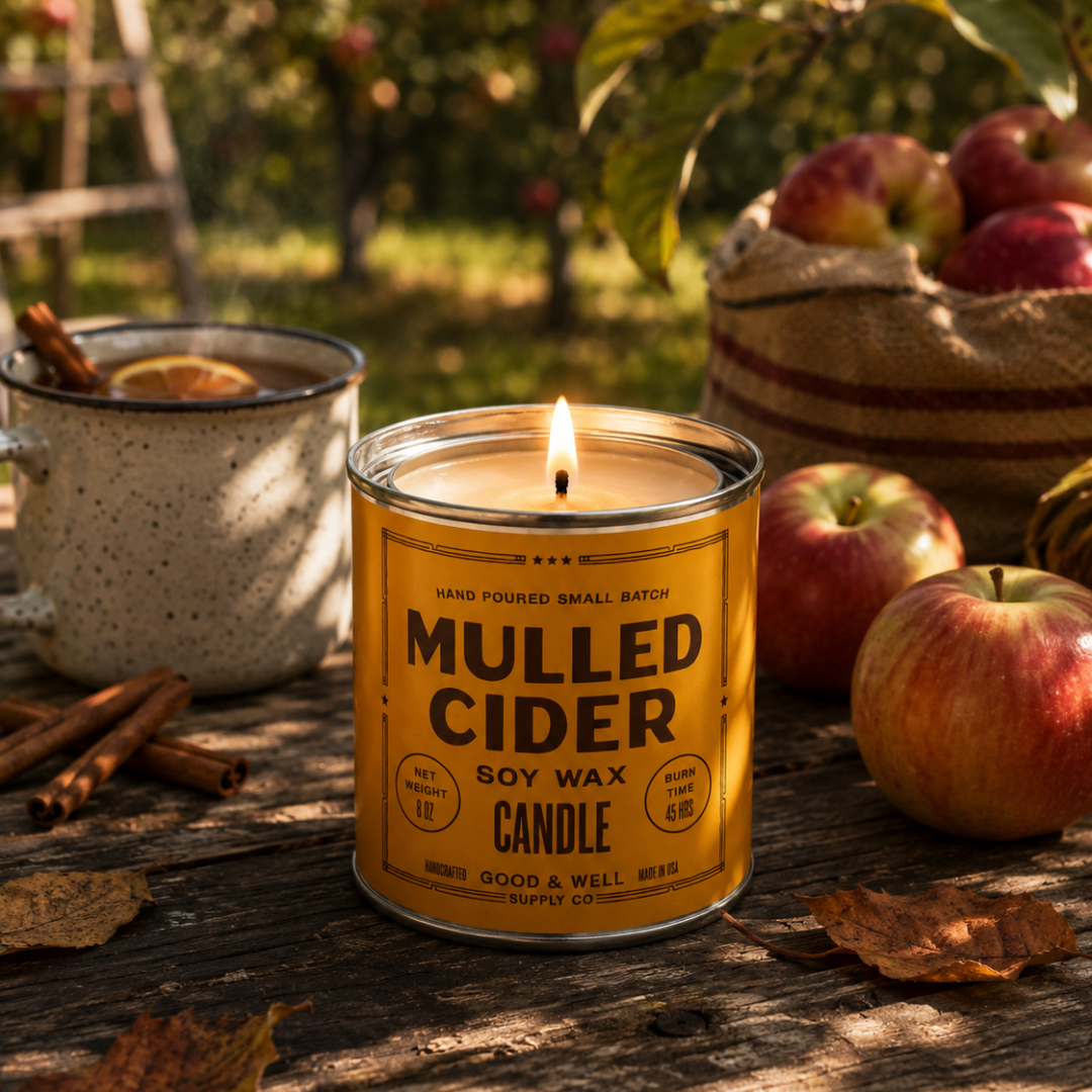 Mulled Cider Soy Candle - Holiday Collection