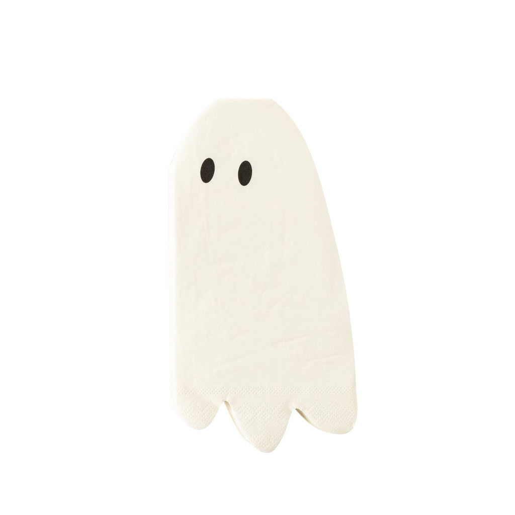 You'll be making some spooky new friends at your next dinner party with this fun (and frightful) Long Ghost Shaped Paper Dinner Napkin! Perfect for a ghostly gathering, this napkin will add a bit of fright to your fright night. Boos and cheers guaranteed!
