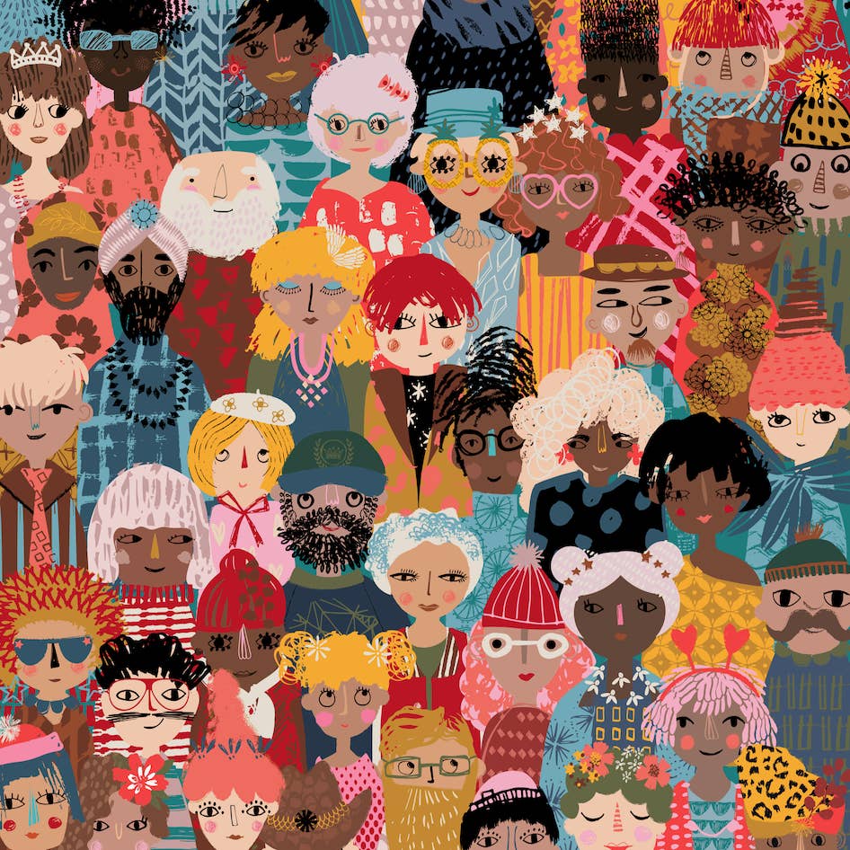 A busy, fun puzzle featuring all of us working together to be better! No matter your background, ethnicity, faith, gender, age, or occupation we are all better together! The diversity and unity in this puzzle makes it the perfect puzzle for everyone!     Product Info  1000 piece puzzle  Finished puzzle dimensions  20" x 27"  Box dimensions  9" x 9" x 2"