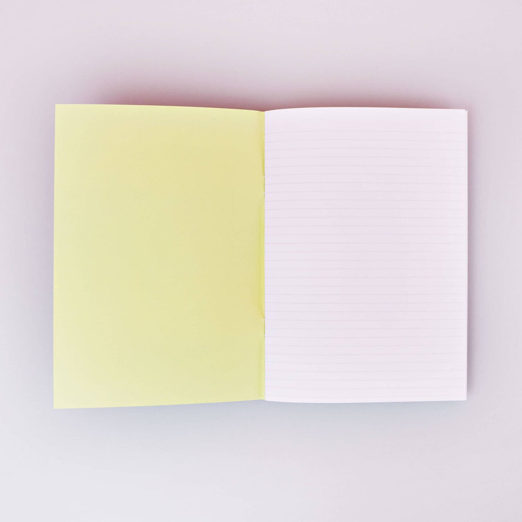 This is a 44 page notebook. It has a choice of lined or microdot inside pages and a contrast inside cover. This lovely book is made in the U.K. using FSC certified paper and the cover is a luxurious 250gsm G.F. Smith card. Comes packed in a biodegradable film bag.