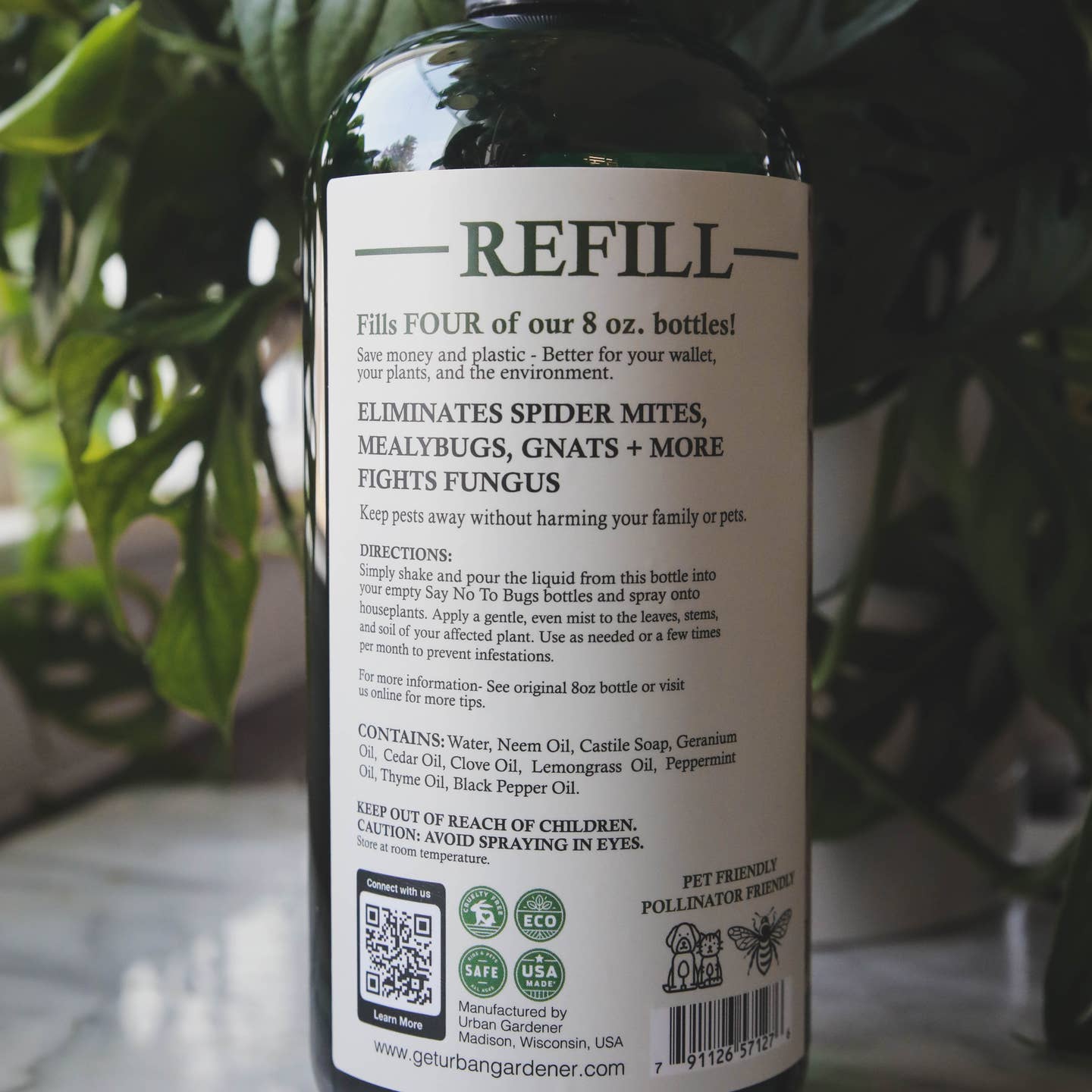 Say No To Bugs 32oz - Refill Bottle