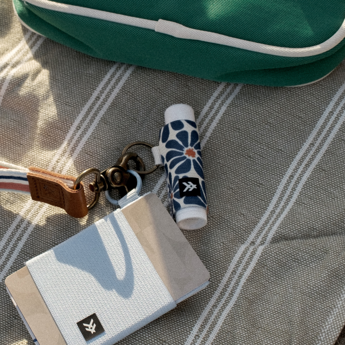 Emmeline Navy - Chapstick Holder Keychain