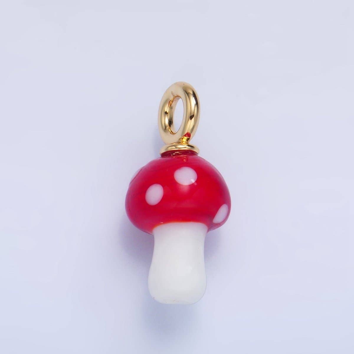 Ceramic Mushroom Charm