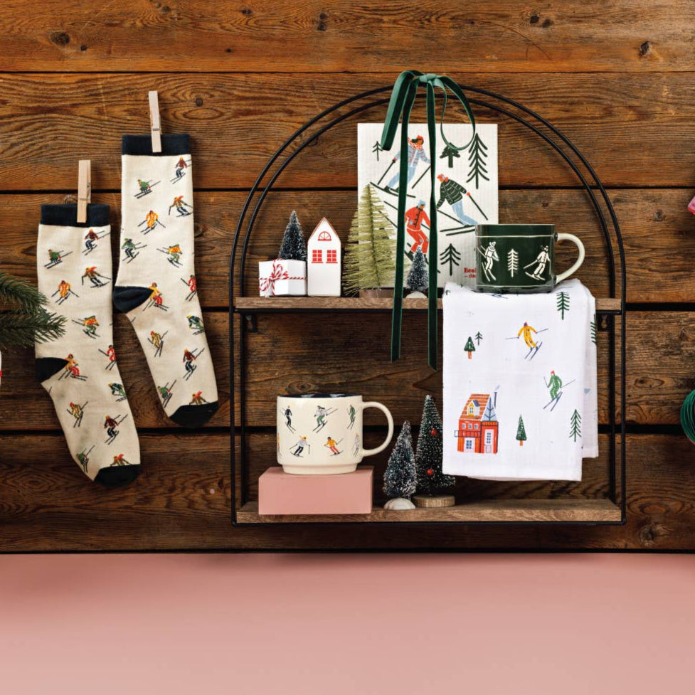 Ski Ya Later Swedish Dishcloth