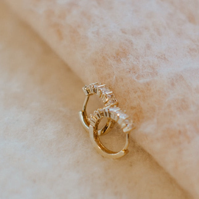 Charlotte Diamond Hoops