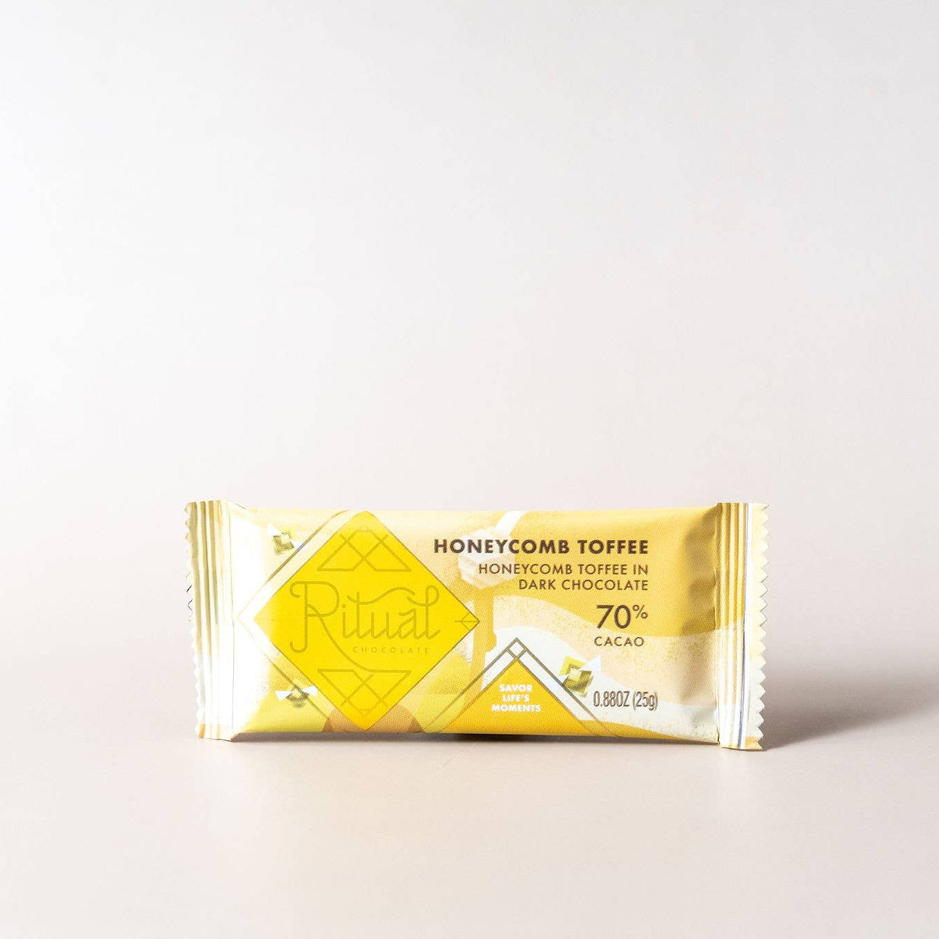 Honeycomb Toffee Mini Bar 25g, Dark Chocolate 70%