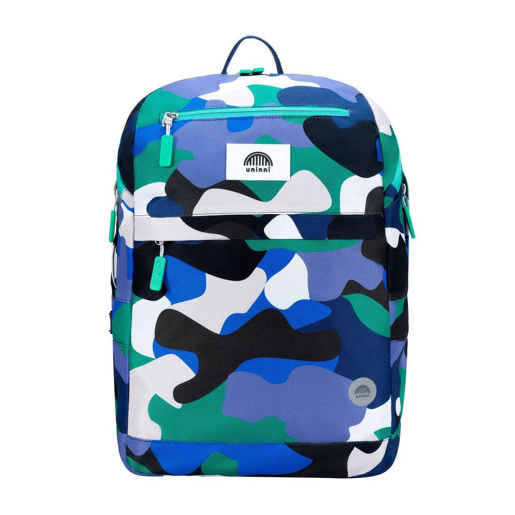 Get ready to carry your belongings in style with the Bailey Backpack in Camo Kid Blue/ Green With its sleek design and durable construction, this backpack is perfect for any adventure. Plus its the Camo Kid Blue/ Green color adds a touch of fun to any outfit. Don't miss out on this must-have accessory! 