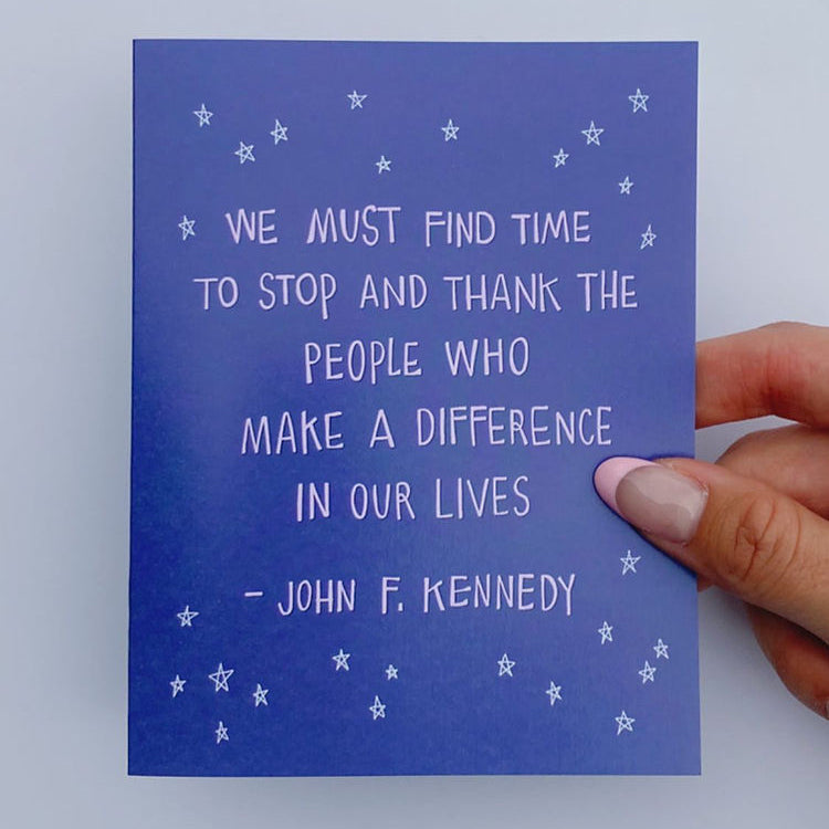 JFK Thank You Greeting Card Pack