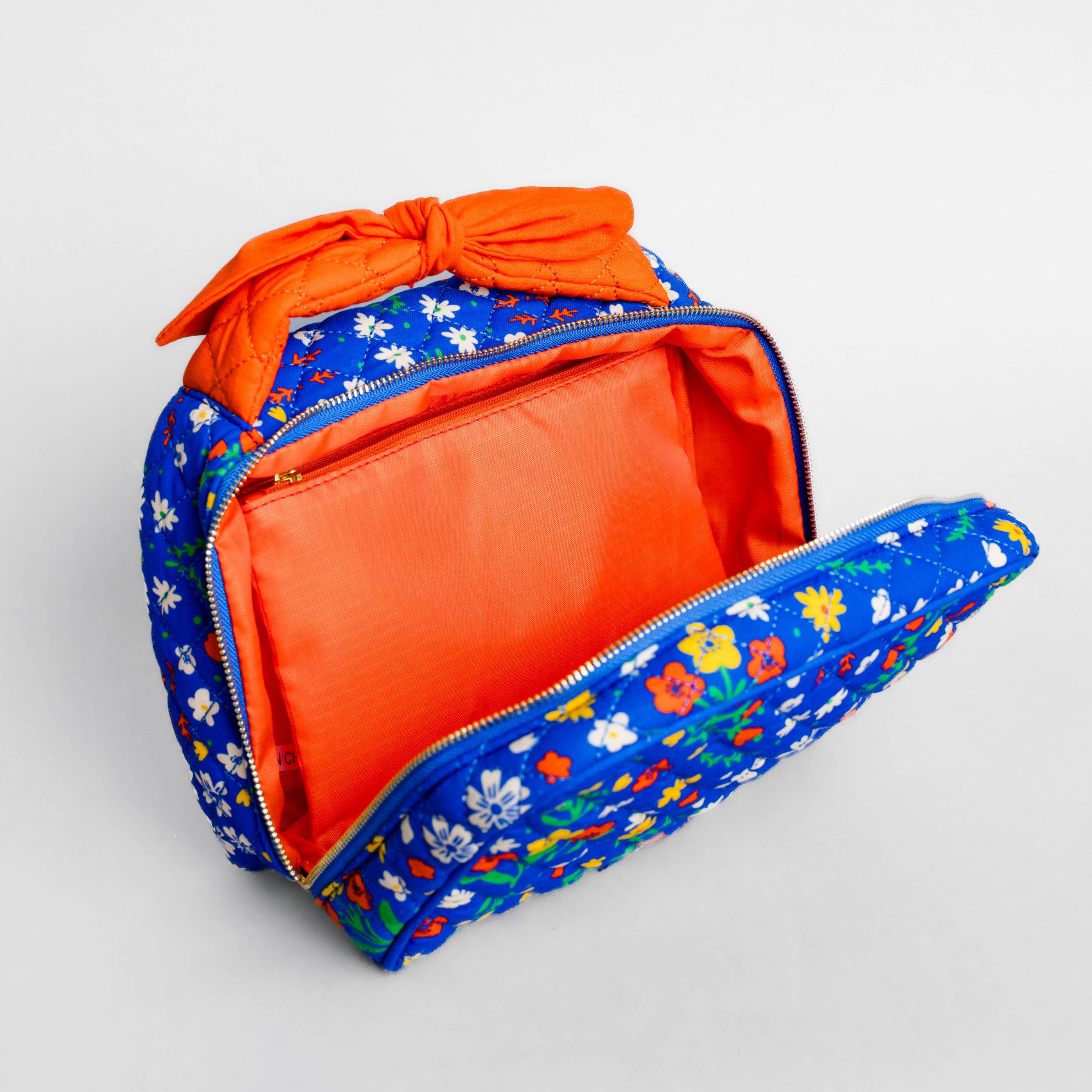 Toiletry Bag - Blue Scandinavian Floral