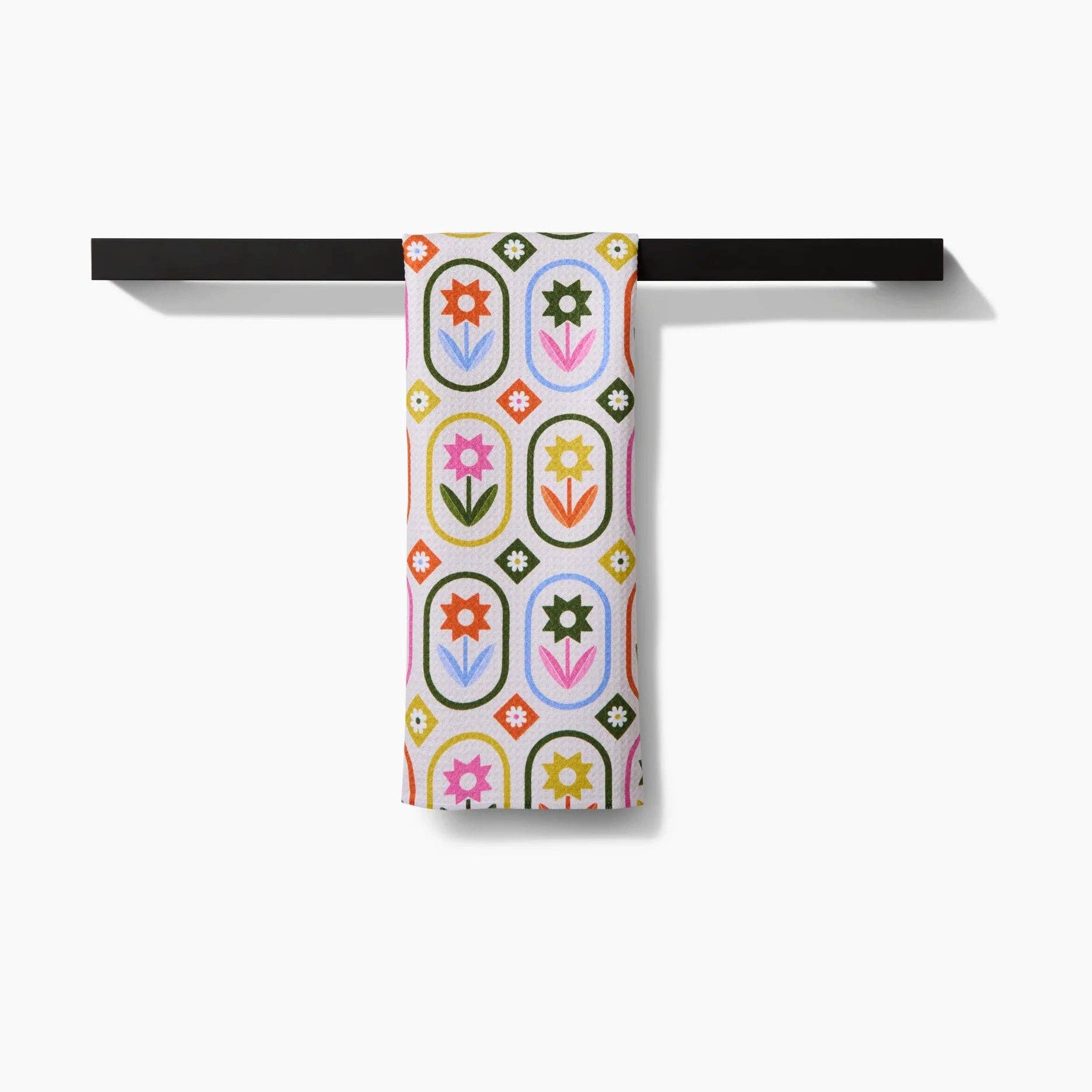 Petal Patchwork Tea Towel