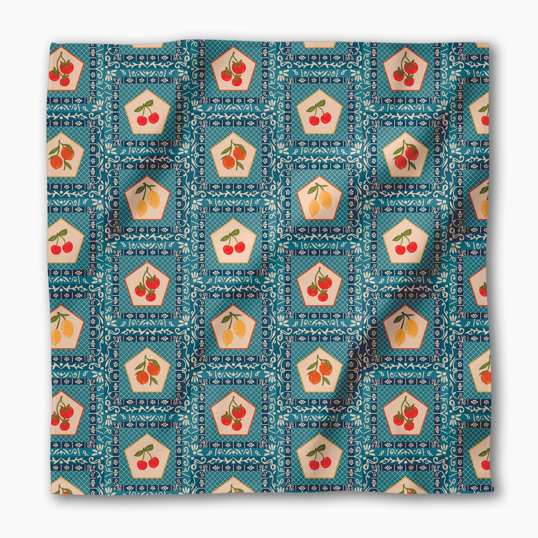 Italian Tiles Dinner Napkins