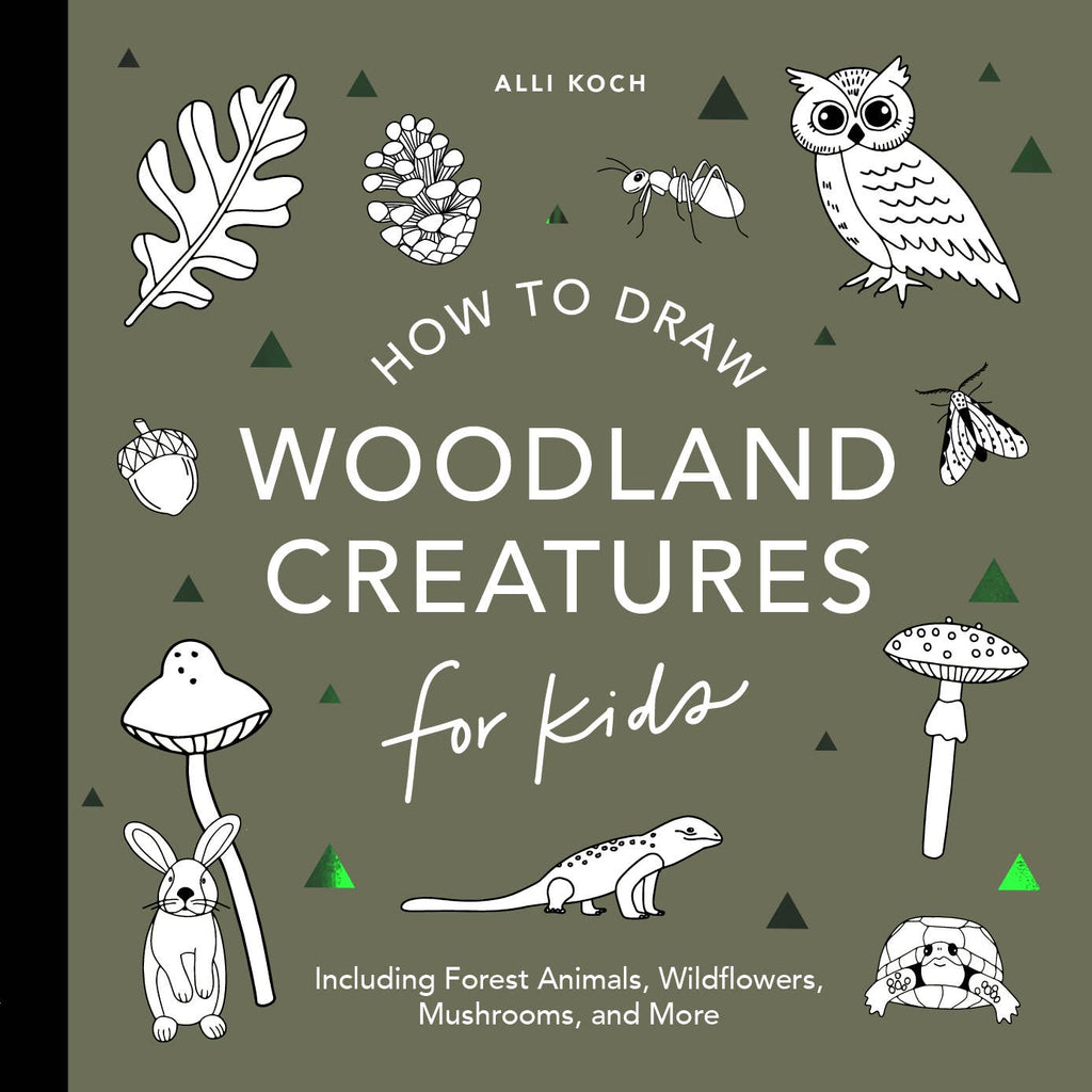 Perfect for budding artists and kids who have never drawn before, this beginner drawing book will teach your kid how to draw fun woodland plants and creatures in no time! Author and professional artist Alli Koch's kid-friendly, mini drawing lessons will help your child practice their basic art skills and teach them how to draw with confidence. This book is perfect for kids 7-12, but kids as young as 5 with an interest in art will be able to easily follow along as well. No experience required!