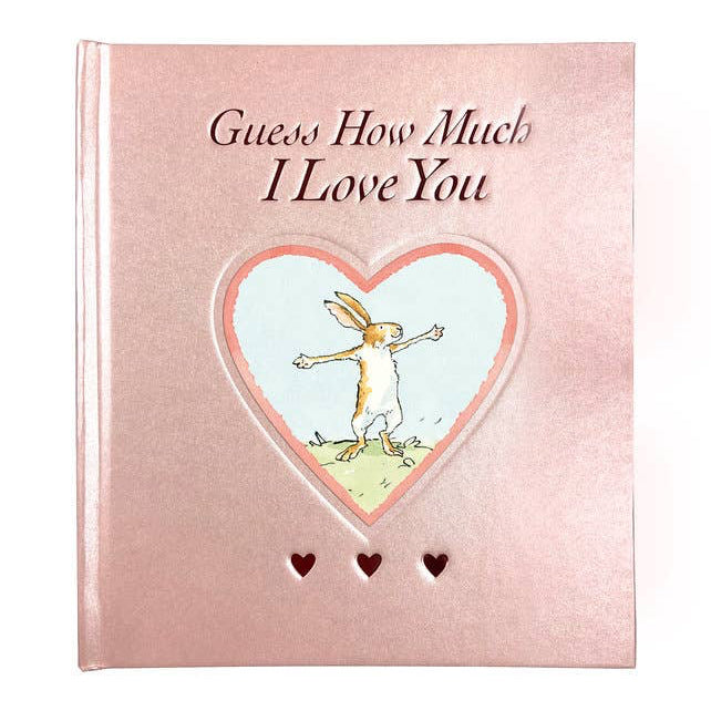 Put someone you love in a rosy mood with an enchanting gift edition of the beloved classic, on Valentine’s Day or any day. I love you right up to the moon—and back. It’s a sentiment shared across the world—and a classic book treasured from one generation to the next. Now the droll tale of a big and little hare vying to love each other as high as they can hop, as far as they can reach, up to the sky and beyond, receives a captivating new treatment. With shiny rose-gold lettering & pearlescent pale-pink cover
