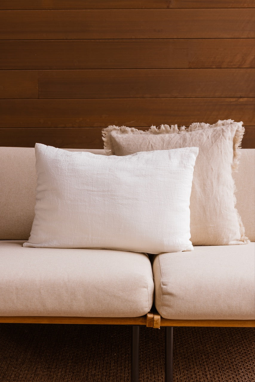 Fickle Heart Fringe Pillow