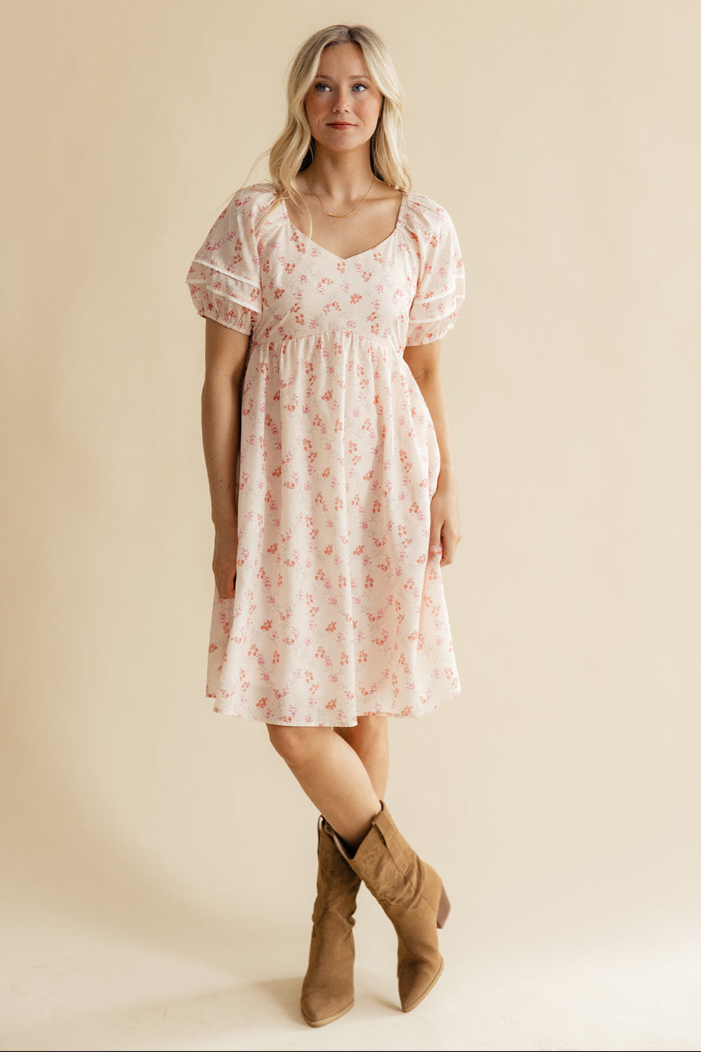Prue Bubble Sleeve Dress