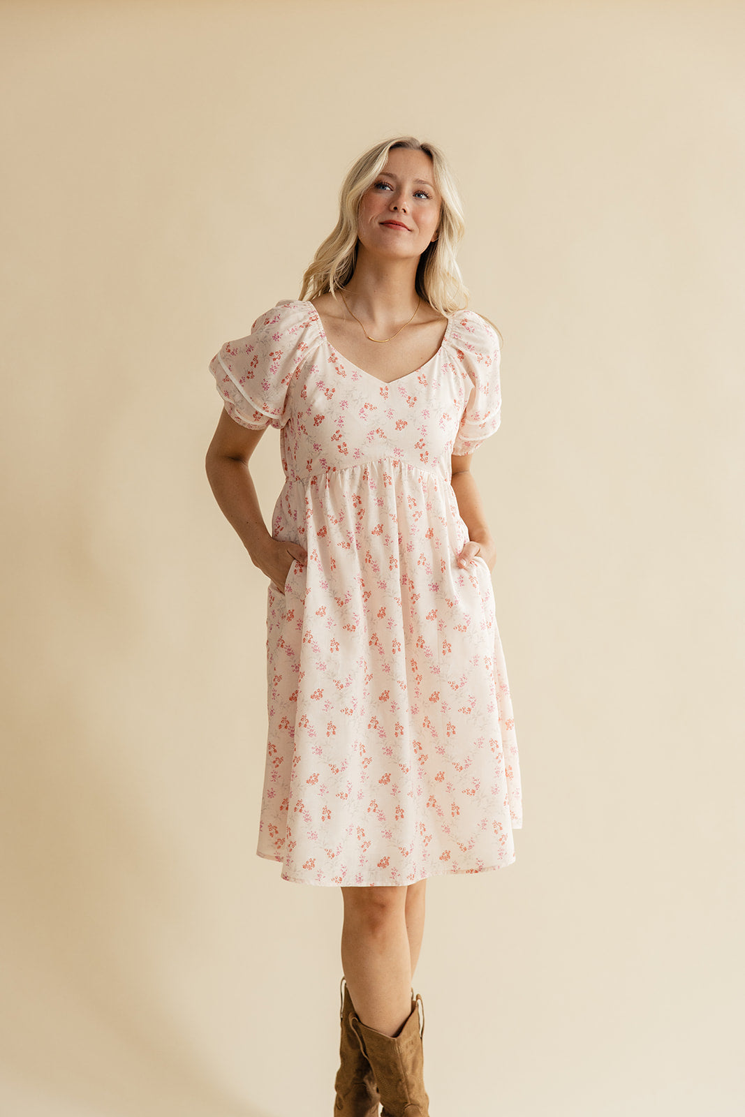 Prue Bubble Sleeve Dress