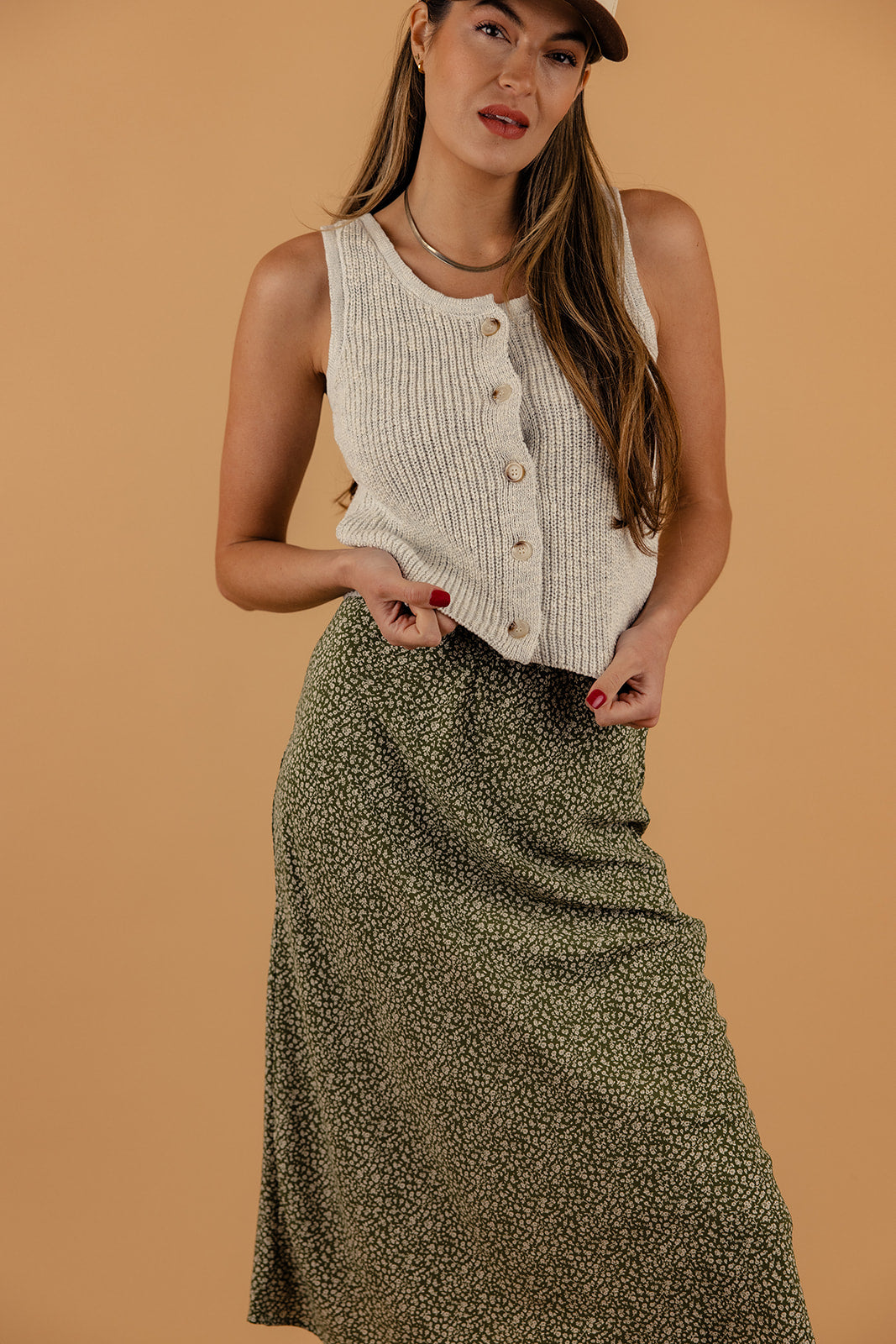 I’ll Be Fine Button Down Vest