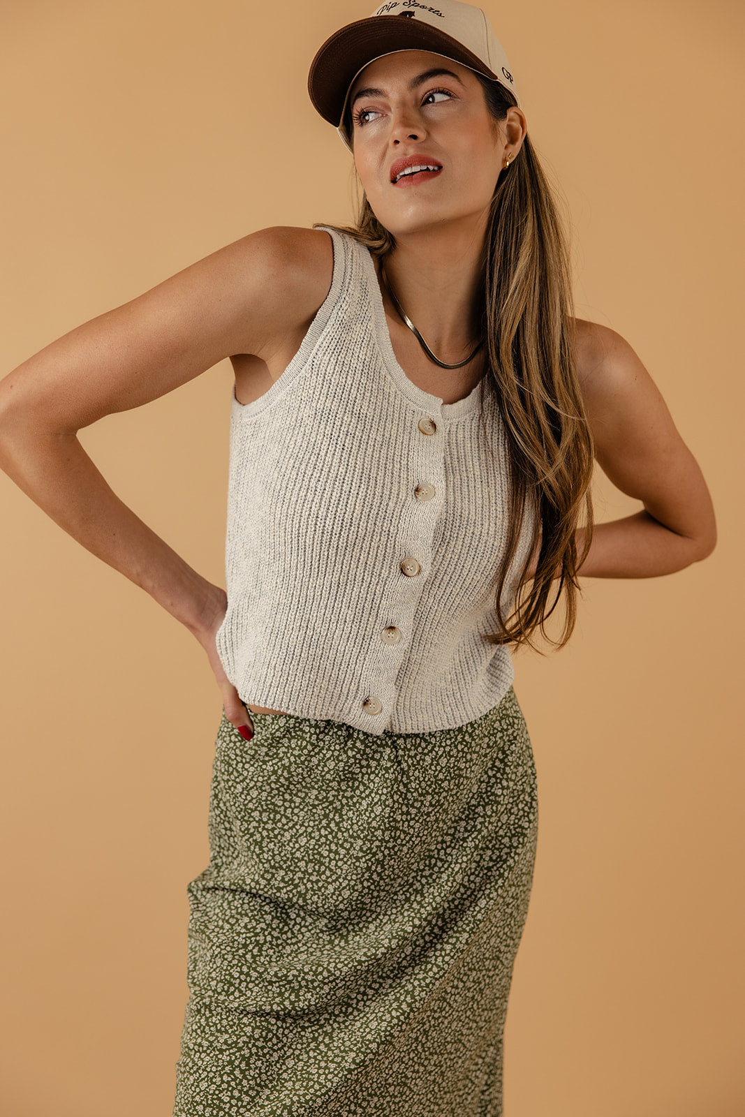 I’ll Be Fine Button Down Vest